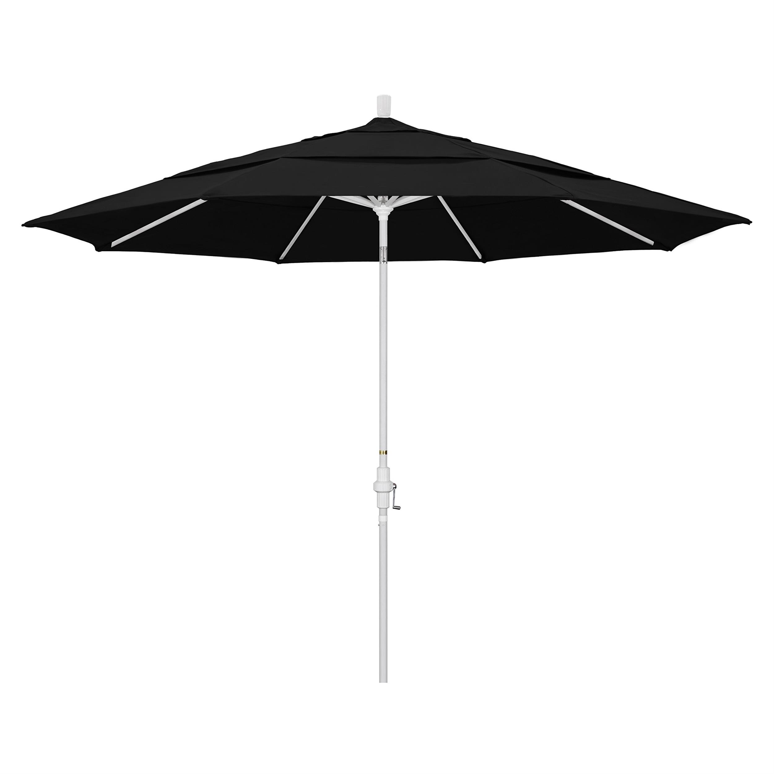 California Umbrella Parasol de Patio 11 Pieds Noir