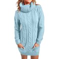 thumbnail image 1 of FVWITLYH Robes de Soirée pour Femmes Robe Mini Sexy Sans Manches Vêtement Robe de Fête à Bretelles Bleue,L, 1 of 5