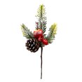 thumbnail image 1 of Cuttings Needles Flower Branch Accessories Holiday Decoration Simulation Plant Red Fruit Berry Fruit Branch, 1 of 8