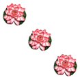 thumbnail image 2 of QualitChoice Artificial Lotus Replacement Simulation Outdoor Garden Park Pond Pool Photography Fake Water Flower Decor Light Pink 3PCS, 2 of 6