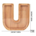 thumbnail image 3 of WRKEKC Clearance Personalized Wooden Name Money Box Wooden Deposit Box Twenty Six English Letters, 3 of 5