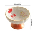 thumbnail image 3 of EGNMCR Kitchen Gadgets, Kitchen Accessories, Kitchen Utensils, Kitchen Tool Ceramic High Legged Fruit Plates Fruit Tray Dessert Plates Tea Tray ceramic plate, 3 of 6