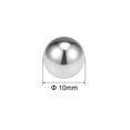 thumbnail image 2 of Unique Bargains Billes de Roulement 10 mm, Billes de Précision en Acier Inoxydable 304 G100, Lot de 10, 2 of 5