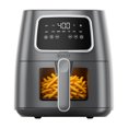 thumbnail image 1 of Kitchen Elite 5.5 Qt. Digital Air Fryer, Countertop Cooker with LED Screen, Grey, 1 of 8