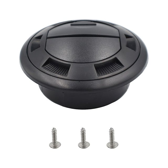75mm Diesel Heater Duct Hose Pipe Air Vent Outlet Closeable Rotatable Black