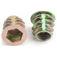 thumbnail image 3 of Liukouu 20Pcs M8 Zinc Alloy Hex Drive Head Furniture Nuts Threaded For Wood Insert, 3 of 8