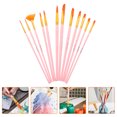 thumbnail image 2 of Shisuyan 12Pcs Paint Brush Set Soft Painting Brushes With Simple Handle Design For Artists Portraits, 2 of 8