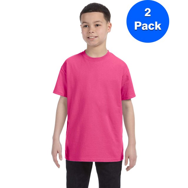 Hanes T-Shirt Jeunesse Authentic-T - 54500 (Lot de 2)
