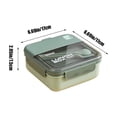 thumbnail image 3 of TopLLC Plastic Lunch Box Microwave Portable Student Adult Office Lunch Box Japanese Lunch Box Bento Box lunch boxes, 3 of 6