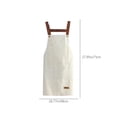 thumbnail image 3 of Solid Color Kitchen Apron Waterproof Oil Resistants Cooking Baking Cleaning Adjustable Ties Bib Adult Unisex, 3 of 6