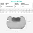 thumbnail image 3 of 19" x 23" Portable Electric Heating Pad for Neck and Shoulders, Fast-Heating with 9 Temperature Settings, 3 of 8