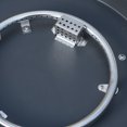 thumbnail image 3 of Alar Table de Foyer au Gaz Extérieur Carré Gris Foncé 50K BTU avec Support de Réservoir, 3 of 5