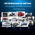 thumbnail image 3 of Yeacher 12V/24V Car Battery Charger Intelligent Pulse Repair Type Charger Auto Battery Charger Maintainer with, 3 of 7