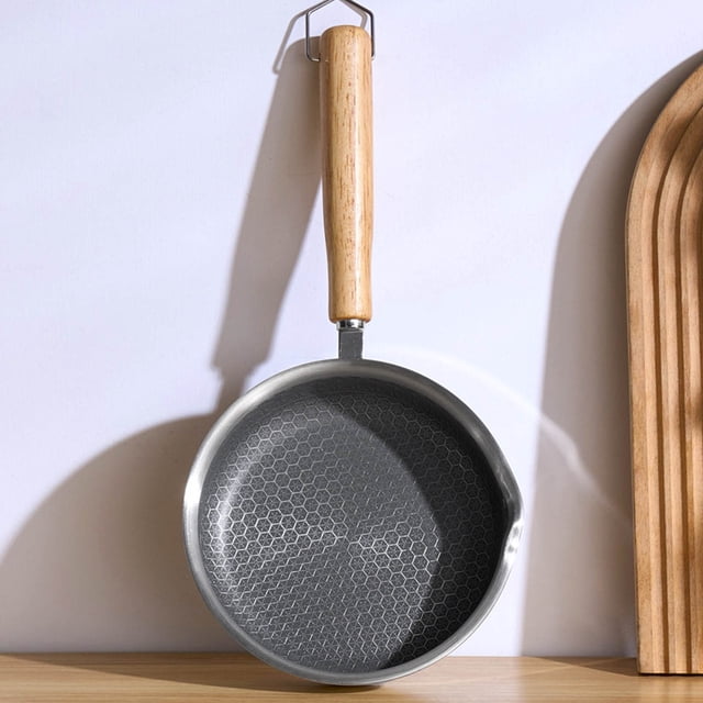 YIMWNYI Stainless Steel Nonstick Omelette Pan, Multifunctional Mini Frying Pan, Deep Induction Skillet for Steak, Easy Clean, Lightweight Cooking Tool, Versatile Kitchen Essential