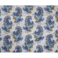 thumbnail image 5 of oneOone Polyester Lycra Navy Blue Fabric Paisleys Sewing Material Print Fabric By The Yard 56 Inch Wide, 5 of 5