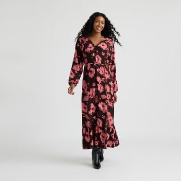 Robe à volants à manches longues de Mexx pour femmes