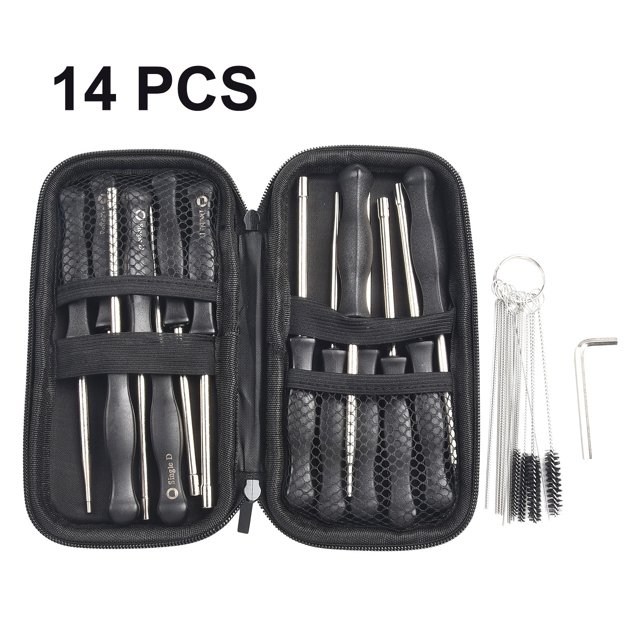 Bgsha 14 Pcs Outil de Réglage de Carburateur Kit de Tournevis pour Tronçonneuse Coupe-Bordures