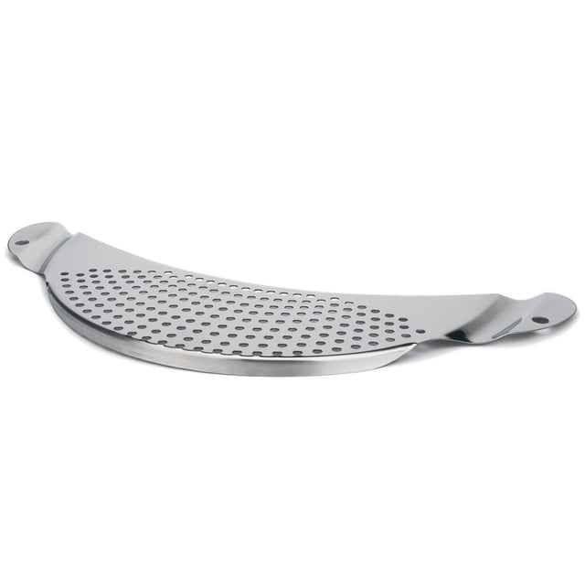 Rbaofujie Kitchen Accessories Stainless Steel Water Filter Vegetablemoon Shaped Pot Side Filter Slag Separator Filter Baffleplate Two Options Kitchen Accessories