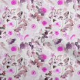 thumbnail image 1 of oneOone Georgette Viscose Fuschia Pink Fabric Florals Sewing Craft Projects Fabric Prints By Yard 42 Inch Wide, 1 of 4
