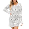 thumbnail image 4 of Gspmoly Robes pour Femmes, Robe à Manches Longues à Col en V Style Imprimé pour Dames, Robes d'Été pour Femmes jusqu'à 65 % de Rabais, 4 of 4