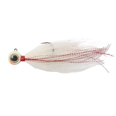 Northland DVBJ4-1 Deep-Vee Bucktail Jig 1/4 Oz, #2/0 Hk, 3" White 1/Cd