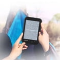 thumbnail image 1 of E Book Reader, E Reader for Bible, EBOOK Reader EInk 6 Inch Ereader Display 300DPI Blue Cover 16GB 8GB 4GB, 1 of 7