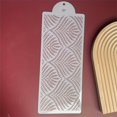 thumbnail image 4 of WHEANG Wedding Cake Template Wheat Ear Pattern Cake Template Plastic Spray Lace Cake Template Brushed Cake Edge Flower Spray Baking Template, 4 of 8