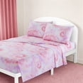 thumbnail image 2 of Mainstays Kids Microfiber Bed Sheet Set, Full, Tie Dye, 4 Pieces, 2 of 8