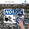 thumbnail image 3 of OSHA Safety First Sign - Not A Walkway Truck Traffic Only | Vinyl Label Decal | Protect Your Business, Work Site,, 3 of 5