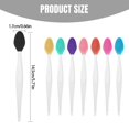 thumbnail image 3 of Hot, New Beauty! Beauos Beauty Tools Reusable Pore Scrubber Double Soft Silicone Pore Brush Nose Exfoliator Scrubbing Cleaning Beauty Tool Smooth Skin Long Handle Nasal Blackhead Remover, 3 of 7