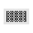 thumbnail image 3 of Floor Vent Cover / Register VR100, 5”x9” with Damper – Outer 7”x11”, Beveled Edge, 5mm Thick Handcrafted Cast Aluminum, Powder Coated, Tudor Mushroom Design for Floors, Walls & Ceilings, 3 of 8