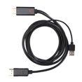 thumbnail image 1 of Interface Multimédia 4K HD pour Adaptateur de Port d'Affichage, Prise d'Alimentation USB et Jouer Interface Multimédia 4K HD pour Convertisseur de Port d'Affichage pour Ordinateurs Portables pour Ordinateurs de Bureau, 1 of 8