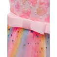 thumbnail image 4 of Faithtur Kids Sequins Heart Patterns O-Neck Sleeveless Formal Dress One-Piece, 4 of 10