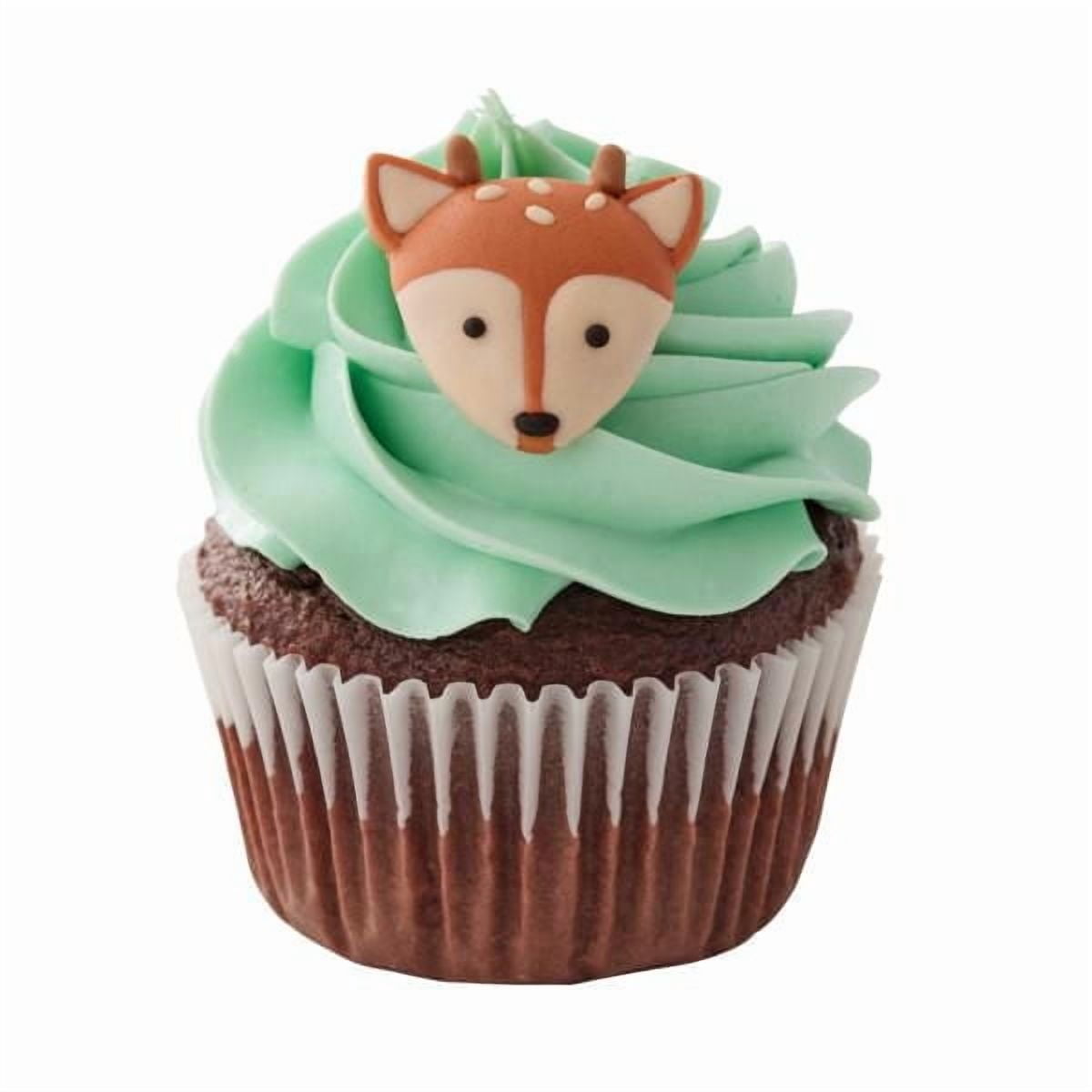 Décorations en glace royale Daim, hibou, renard et ours Wilton, 1,34 oz (12 unités)
