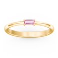 thumbnail image 2 of East-West Stackable Baguette Ring in 10K Yellow Gold, 2 of 3