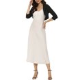 thumbnail image 2 of INSPIRE CHIC Boléros pour Femmes Boléros à Col pour Robe L Noir, 2 of 5