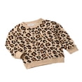 thumbnail image 5 of EIMELI Bébé Filles Garçons Enfants Léopard Pull-Over Tops Blouse Vêtements, 5 of 5