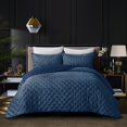 thumbnail image 1 of Grace Living Xavion Crushed Velvet Comforter Set - Soft and Shiny, 1 of 5