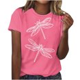 thumbnail image 1 of Meichang T-Shirts Chemises pour Femmes Mignons T-Shirts d'Été Mode Hauts Imprimés Animaux Décontractés Manches Courtes T-Shirt Basique Ample Col Rond Chandail T-Shirts, 1 of 2