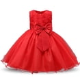 thumbnail image 1 of AAMILIFE Robe Fleur Princesse Fille Tutu Mariage Anniversaire Fête Robe Enfant Costume Enfants, 1 of 5