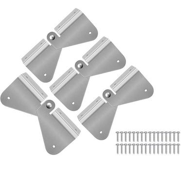 Dvkptbk Gutter Extension Hinge 2 Pcs Gutter Extension Hinge, Downspout Extension FlipUp Hinge | Easy DIY Installation on Any Size Rectangle Or Square Downspout Convenient and Save Money on Clearance