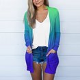 thumbnail image 1 of Pxiakgy cardigans pour Femmes Cardigan de Mode Décontracté avec Poches Manches Longues Veste Menthe P, 1 of 4