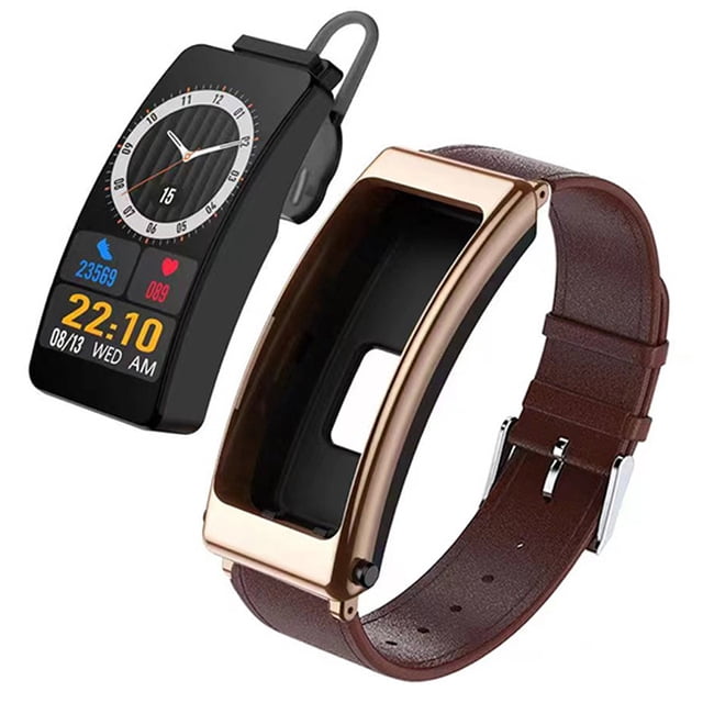 Smart Bracelet with Built-in Earphones - Touchscreen, Waterproof, Wireless Connectivity, Music Playback, Step Tracker