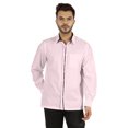 thumbnail image 1 of Bestman Solid Formal Shirt For Mens Button Down Shirt Front Patch Pocket Office Wear, 1 of 7