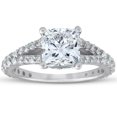thumbnail image 1 of Certified 2 1/2Ct TW Cushion Diamond Engagement Ring 14k Gold Lab Grown, 1 of 1