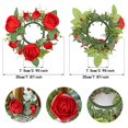 thumbnail image 2 of Valentine's Day Roses Table Party Decoration Candlestick Garland New Peony Vintage Ornament Set Vintage Christmas Ornament Strength Ornament Special Christmas Ornament Sparkly Ornament, 2 of 3