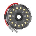 thumbnail image 1 of KC Hilites Underbody Light Kit 1358 Cyclone V2; Universal Body Mount; 2.2 Inch Round x 0.53 Inch Depth; Samsung SMD 3035 LED; White Bulbs; Clear Lens; 5 Watt; Single, 1 of 9