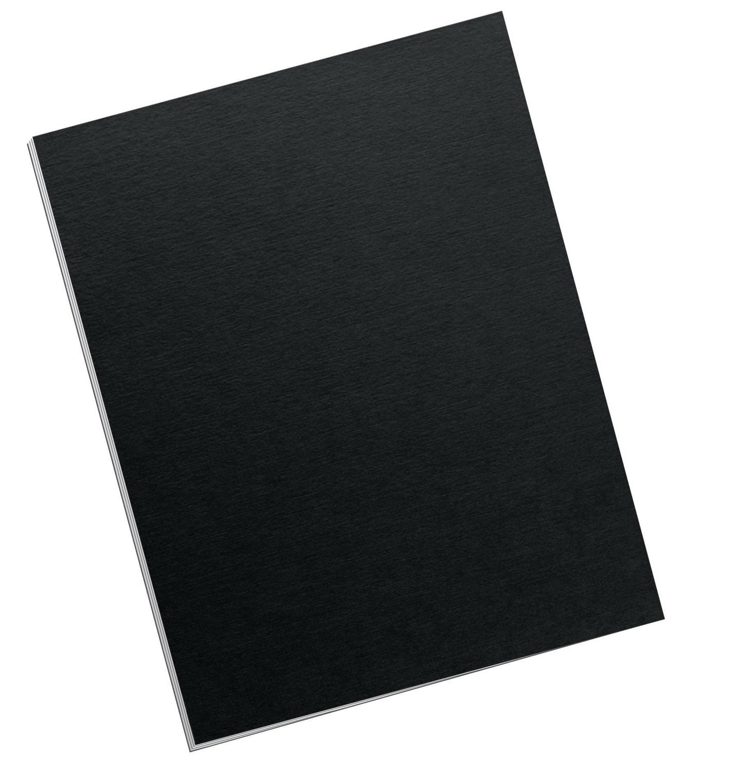 Couvertures de présentation Futura™-lettre, noir, 25/paq.