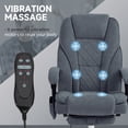 thumbnail image 4 of Vinsetto Chaise de Bureau de Massage, Chaise de Jeu Inclinable, Gris Foncé, 4 of 10