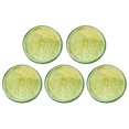 thumbnail image 1 of Wweixi 5pack/lot Long-lasting PVC Fruit Slice Model For Store Samples Mall Emissions Watermelon Slices 8, 1 of 6